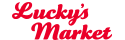A theme logo of Lucky's Market
